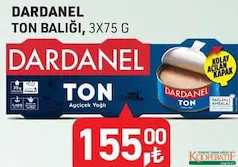 DARDANEL KLASİK TON BALIĞI 3X75 GR DARDANEL KLASİK TON BALIĞI 3X75 GR